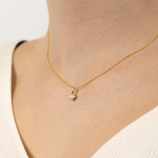 Pendentif "Sentiment" Or jaune