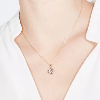 Pendentif "Golden Eye" Or Jaune et Dia...