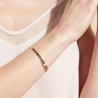 Bracelet à message "Parfaite, Avec Ple...