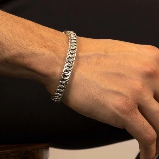 Bracelet Homme Argent 925/1000"Aldric"...
