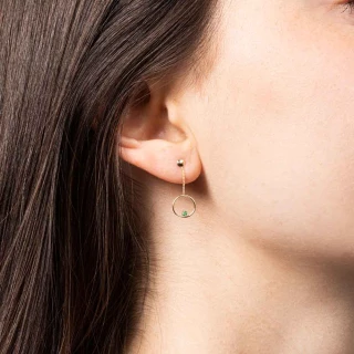 Boucles d'oreilles "Gracieux" Or jaune