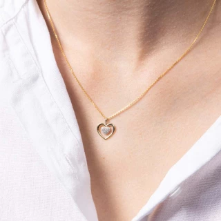 Pendentif "Cœur Tendresse" Or Jaune et...