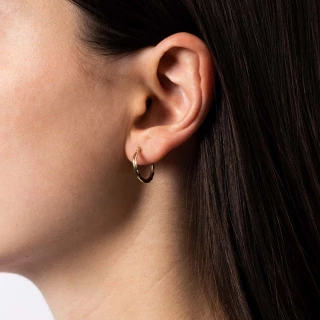Boucles d'oreilles "Amarante" Or jaune