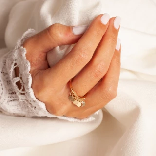 Bague ajustable "Tissia"