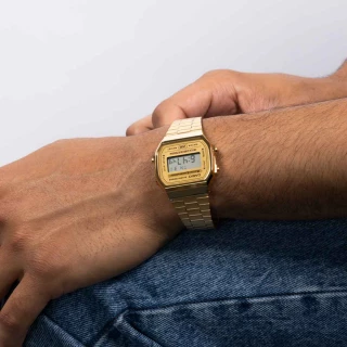 Montre Casio mixte vintage - A168WG-9E...