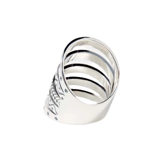 Bague "Peonía" Argent Massif 925/1000