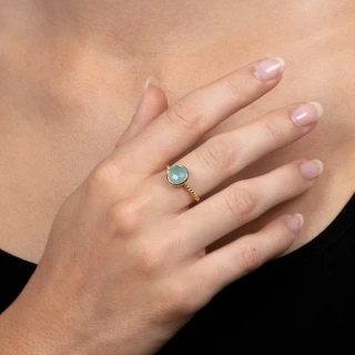 Bague "Elapsis" Laiton doré