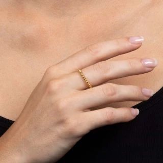 Bague "Céphéide" Laiton Doré Laiton do...