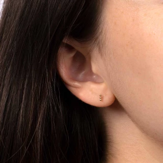 Boucles d'oreilles "Récital" Or jaune