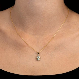 Pendentif Main de Fatma Or jaune