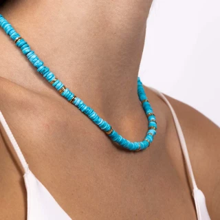 Collier "Inga" Turquoise