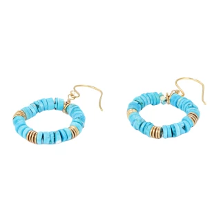 Boucle d'oreilles "Toronja" Turquoise
