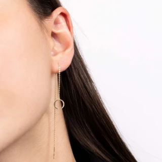 Boucle d'oreille "Marala" Or Jaune 375...