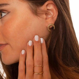 Boucles d'oreilles Bohème dorées