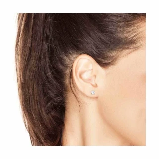 Boucles d'oreilles Or Jaune et Diamant...