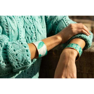 Bracelet Manchette PROSAEA émail multi...