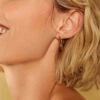 Boucles d'Oreilles Rosefield "Large Ov...