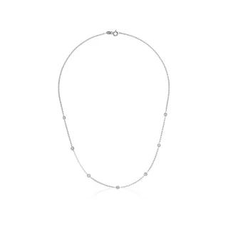 Collier Or Blanc et Diamant
