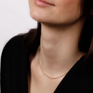 Collier Rosefield "Thin Chain Necklace...