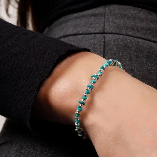 Bracelet  "Tiquilia" Turquoise 17,02ct...