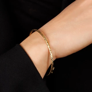 Bracelet "Cercle d'or" Or jaune