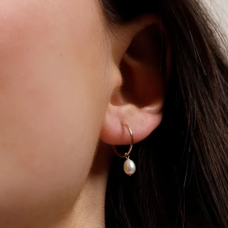 Boucles d'oreilles " Gama Perle" Or Ja...