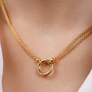 Collier "Oria" Or Jaune