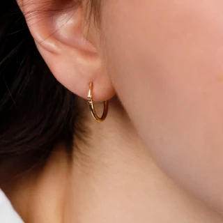 Boucles d'oreilles "Flânerie" Or jaune