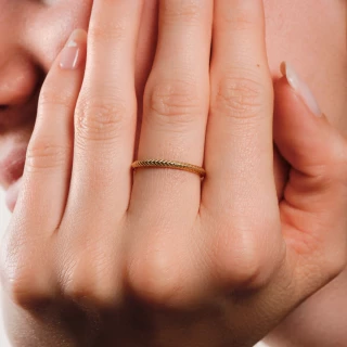 Bague "Rêveur" Or jaune