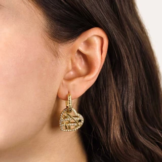 Boucles d'oreilles Guess "Heart Cage"...