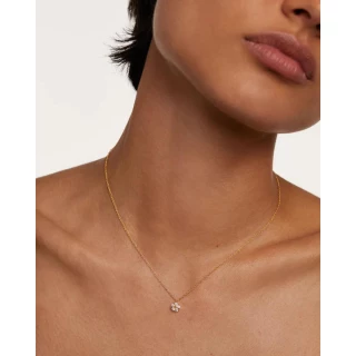 PDPAOLA Collier en argent doré  - Dais...