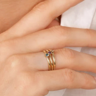 Bague "Mélody" Or jaune