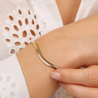 Bracelet "Paradoxe" Or jaune