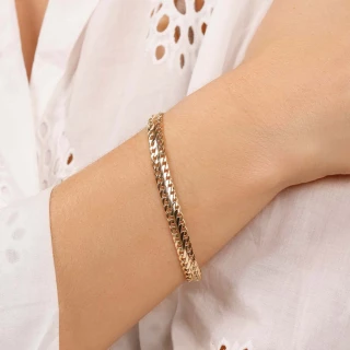 Bracelet "Pureté" Or jaune