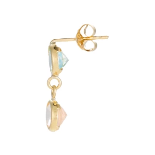 Boucles d'oreilles "Lissée" Or jaune