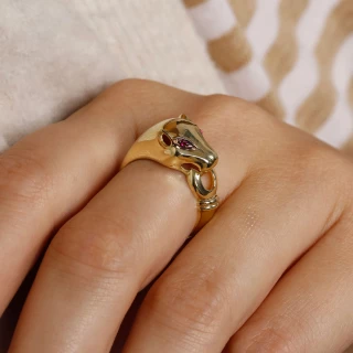 Bague "Gold animal" Or jaune