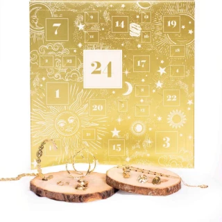 Humairc Calendrier de l'Avent Bijoux Fille 2023, Calendrier de l'Avent  Enfant Calendrier Avent Fille - Bracelets Bagues Boucles d'Oreilles Collier