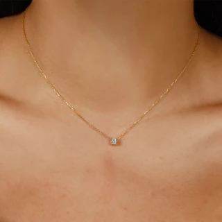 Collier Or Jaune et Diamant, Bijoux Femme, 1011683