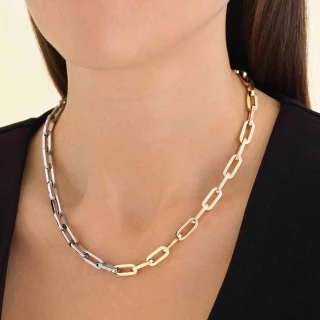 Collier Rosefield "Duotone Chain Neckl...