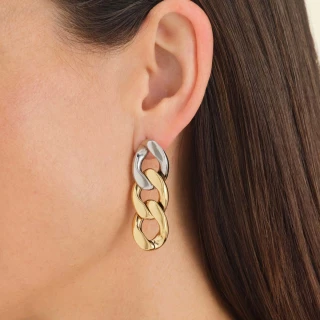 Boucles d'oreilles Rosefield "Duotone...