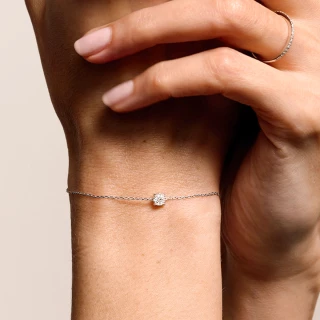 Bracelet "Rome Radieuse" Or blanc et D...