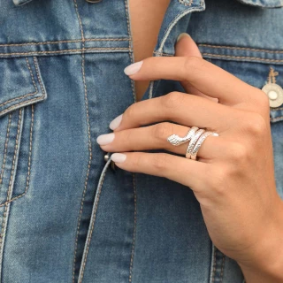 Bague "Castor" Argent 925 / 1000