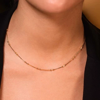 Collier "Oria" Argent 925 doré