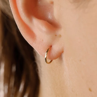 Boucles d'oreilles "Songeuse" Or jaune