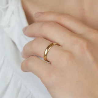 Bague Alliance"Éternité" Or jaune