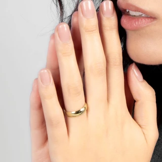 Bague Alliance"Éternité" Or jaune