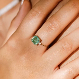 Bague "Tempête" Or jaune