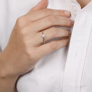 Bague "Aventurière" Or blanc et Diaman...