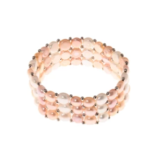 Bracelet argent et Perles de culture m...