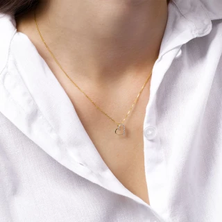 Pendentif "Coeur Précieux" Or jaune et...